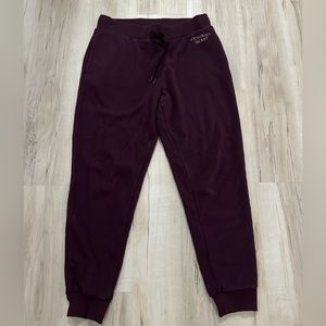 Vs pink women's soft burgundy joggers, size medium, excellent condition!